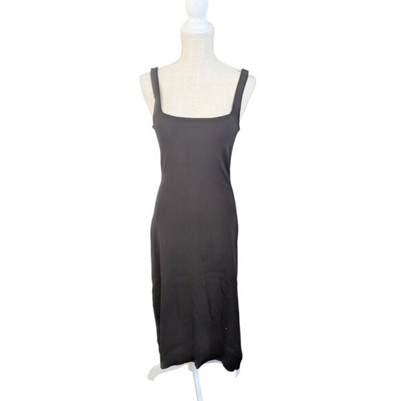 Rumored Parisian Black Sleeveless Knit Midi Dress M - Picture 2 of 7